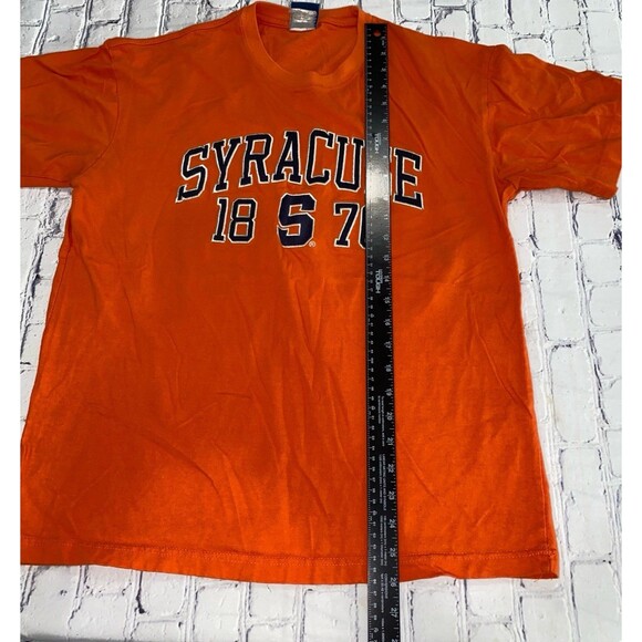 Old Varsity T-Shirt Unisex Color No Size Orange Syracuse 1870 Raised Letters - Picture 5 of 8